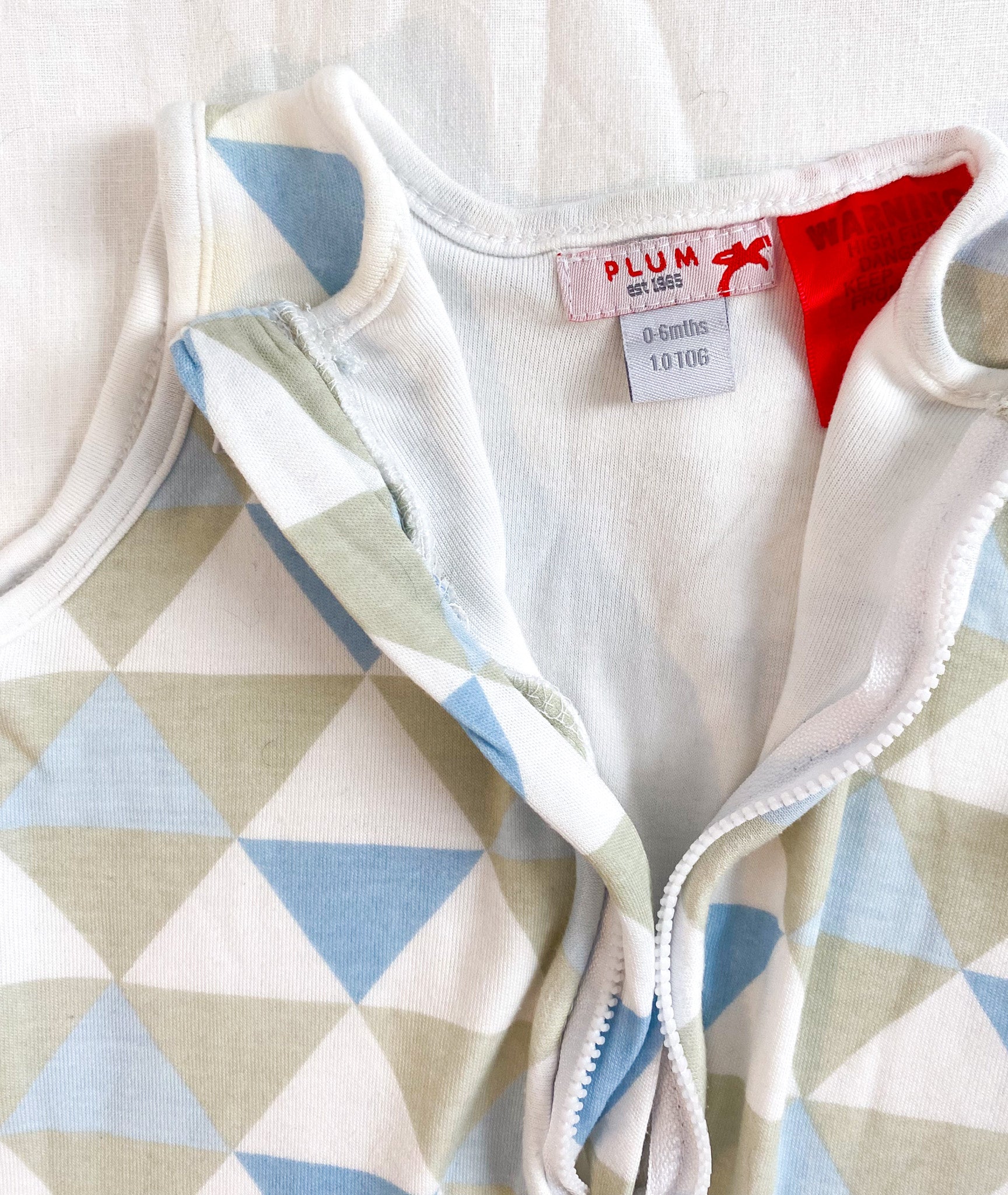Baby Sleep Bag — 0–6 Months, 1.0 TOG | Plum